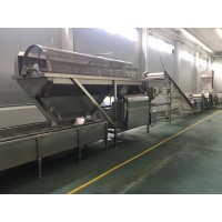 蔬菜速凍前處理生產(chǎn)線